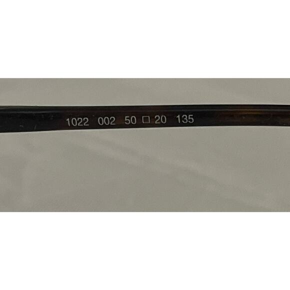 Givenchy Eyeglasses Frame France 1022 002 50-20-135 Bronze Half Rim - Picture 6 of 9